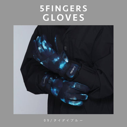 スノーボード グローブ メンズ レディース スノボ スキー スノー 手袋 5本指 防水 防寒 撥水 防風 PONTAPES/ポンタぺス PGB-06 [メール便対応]