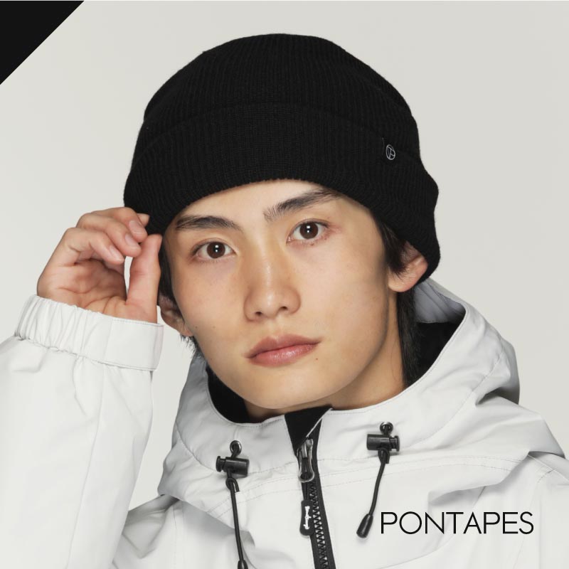 방한 니트 캡 스노웨어 맨즈 레이디스 PONTAPES PONN-115 