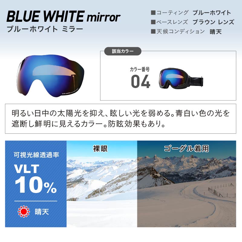 UV 구면 레보 렌즈 고글 스노우 고글 맨즈 레이디스 PONTAPES PNP-893 