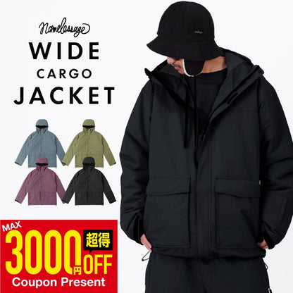 Reflector Big Style Jacket Snowboard Wear Men's Women's namelessage age-826