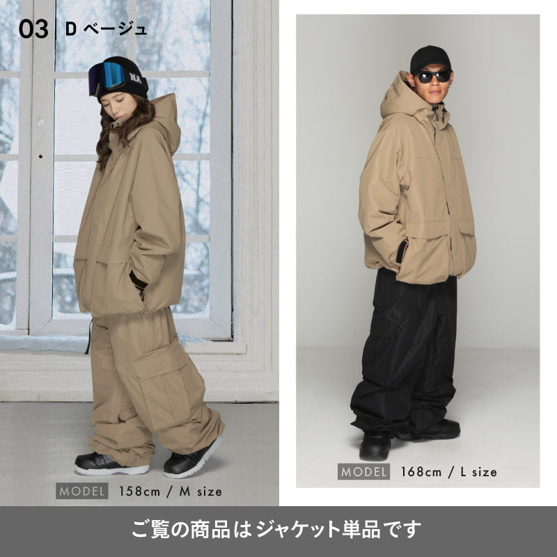 スノーボード REFLECTOR JACKET namelessage Reflector Big Style Jacket Snowboard Wear Men's Women's