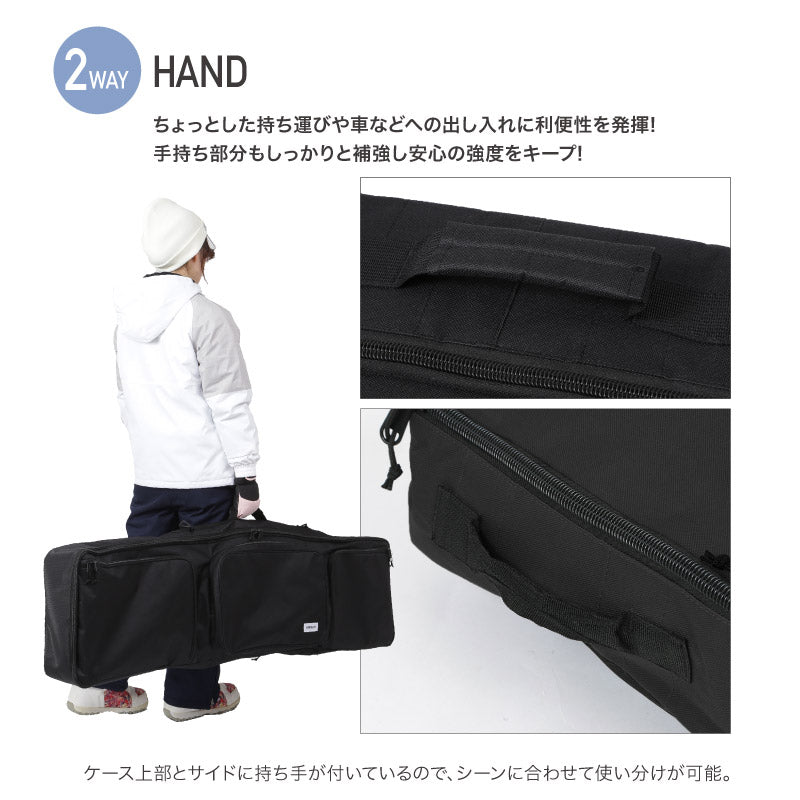 PONTAPES kids snowboard case PONBAG-131K board case snowboarding bag rucksack backpack junior children for children for boys for girls 