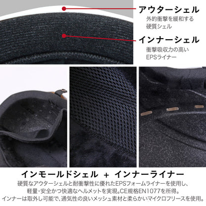 レディース メンズ 大人用 スノー ヘルメット ネイビー ホワイト ブラック スノボ用[PONTAPES/ポンタぺス]｛PONH-1981｝