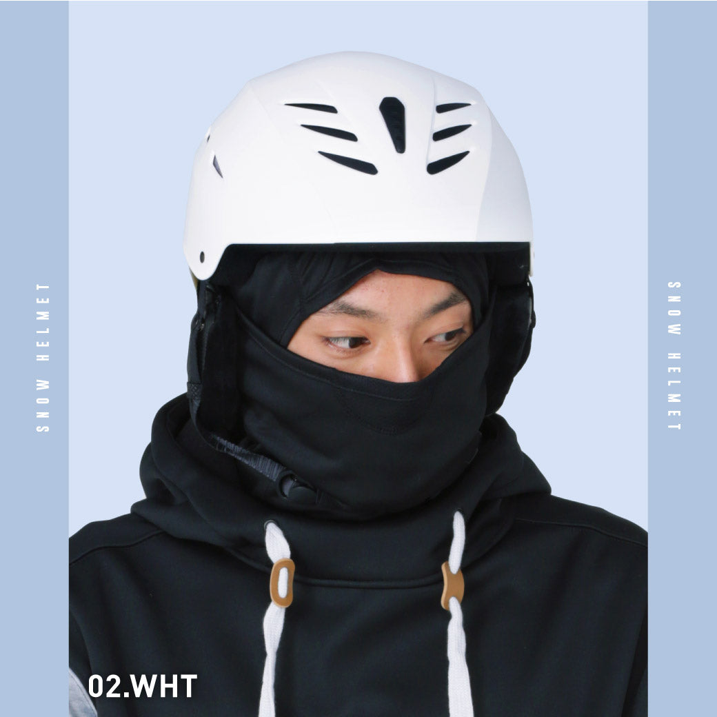 レディース メンズ 大人用 スノー ヘルメット ネイビー ホワイト ブラック スノボ用[PONTAPES/ポンタぺス]｛PONH-1981｝