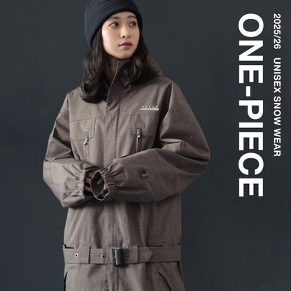 원피스 스노우 보드웨어 스노우웨어 남성 여성 PONTAPES POW-333M 