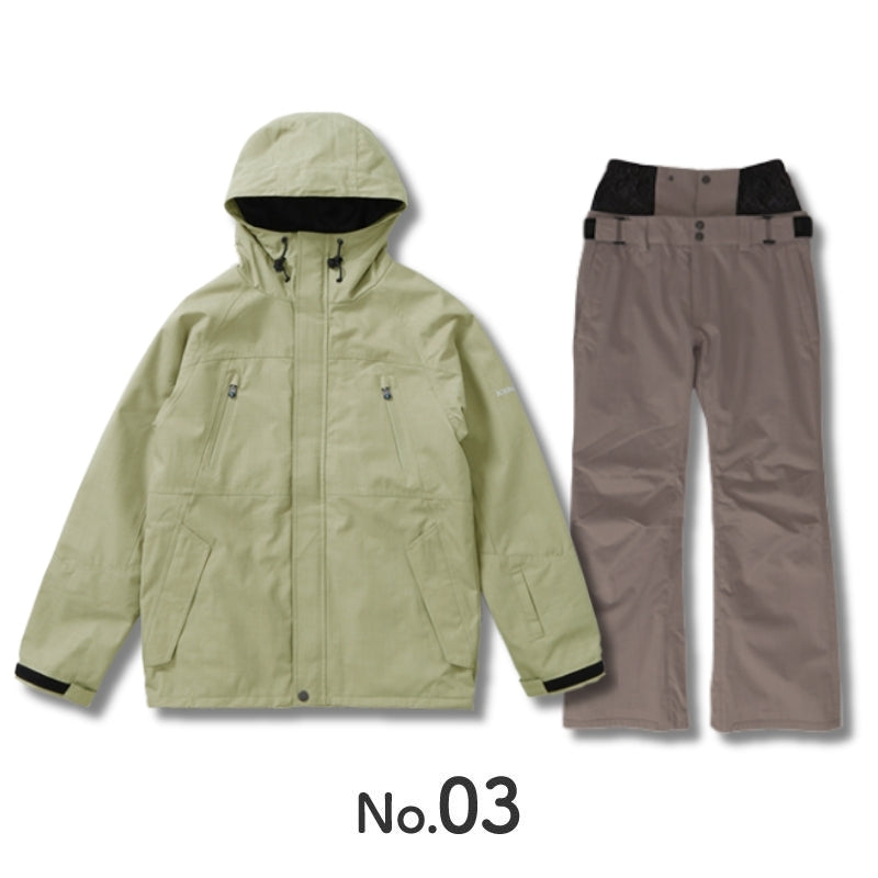 3点セット レンタルよりお得 福袋 スノーボードウェア スキーウェア レディース スノージャケット + スノーパンツ + ゴーグル  ICEPARDAL/アイスパーダル ISET-24_3