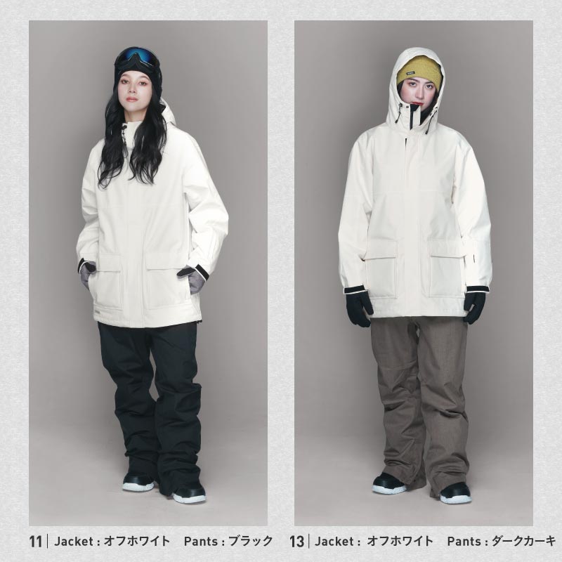 Mountain style top and bottom set snowboard wear Ladies ICEPARDAL ISET-53