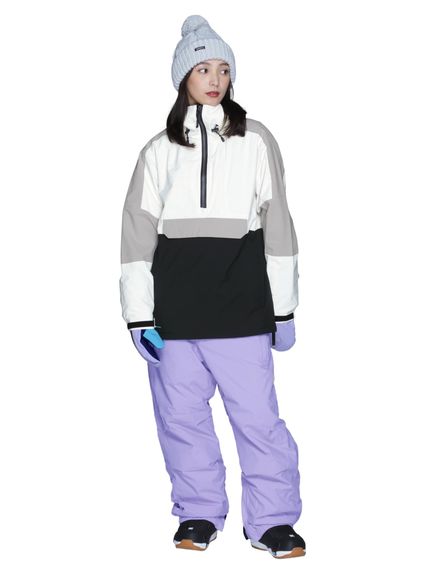 Pullover Top and Bottom Set Snowboard Wear Women's ICEPARDAL ISET-54