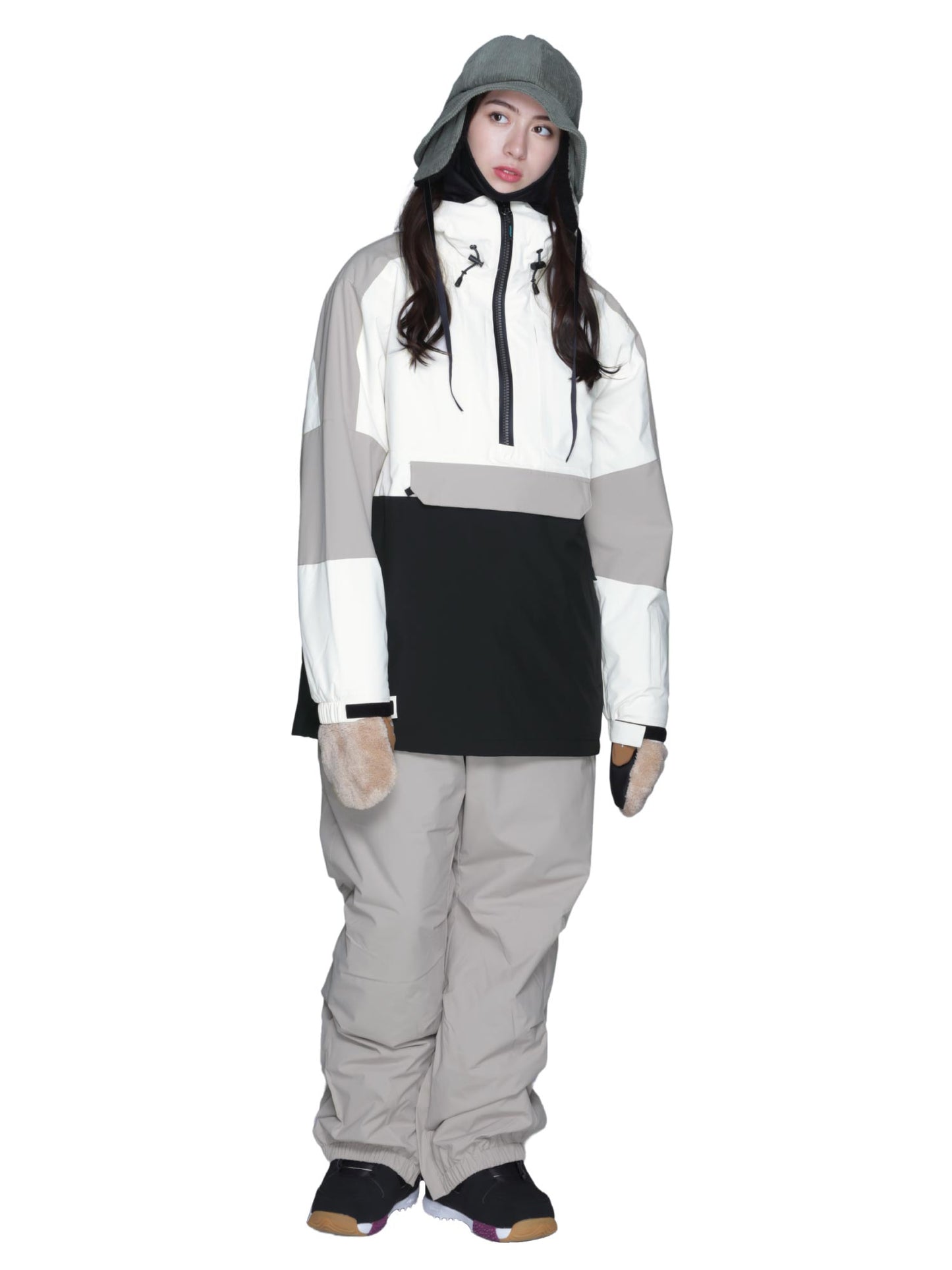 Pullover Top and Bottom Set Snowboard Wear Women's ICEPARDAL ISET-54