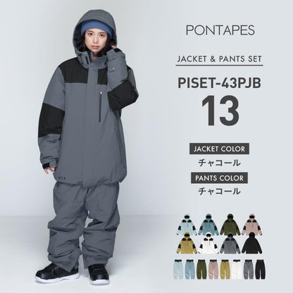 풀오버 상하 세트 스노우 보드웨어 여성 ICEPARDAL ISET-54