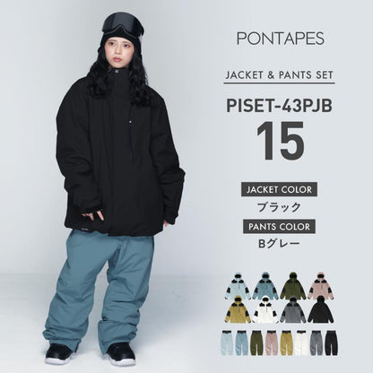 풀오버 상하 세트 스노우 보드웨어 여성 ICEPARDAL ISET-54