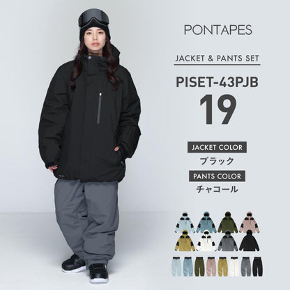 풀오버 상하 세트 스노우 보드웨어 여성 ICEPARDAL ISET-54