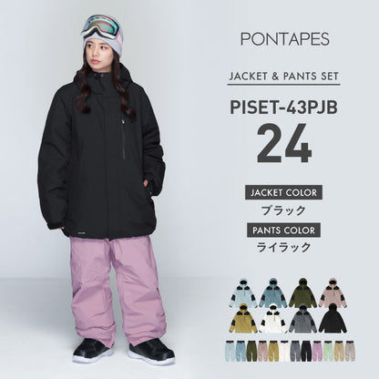 풀오버 상하 세트 스노우 보드웨어 여성 ICEPARDAL ISET-54