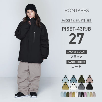 풀오버 상하 세트 스노우 보드웨어 여성 ICEPARDAL ISET-54