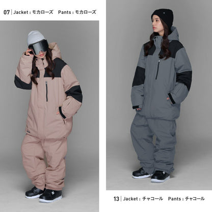 풀오버 상하 세트 스노우 보드웨어 여성 ICEPARDAL ISET-54