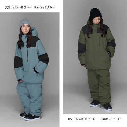 풀오버 상하 세트 스노우 보드웨어 여성 ICEPARDAL ISET-54