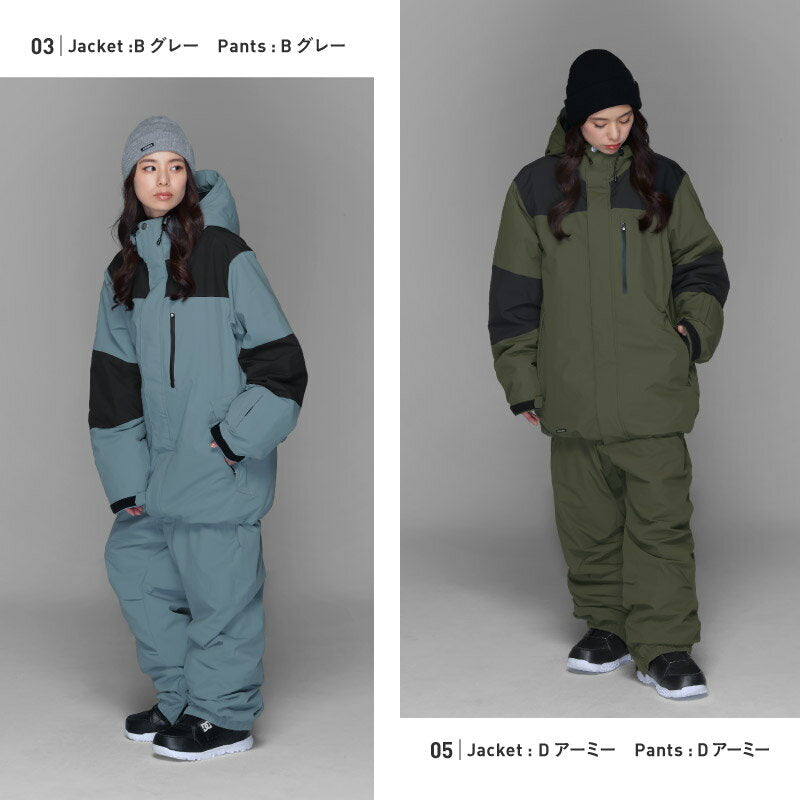 풀오버 상하 세트 스노우 보드웨어 여성 ICEPARDAL ISET-54