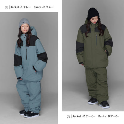 풀오버 상하 세트 스노우 보드웨어 여성 ICEPARDAL ISET-54