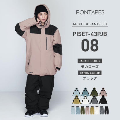 풀오버 상하 세트 스노우 보드웨어 여성 ICEPARDAL ISET-54