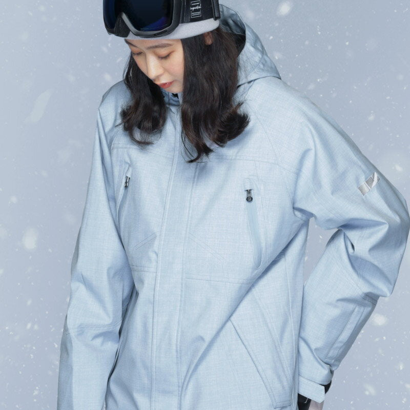 スノーボードウェア レディース 上下セット レギュラーシルエット スキーウェア 中綿入り 撥水 防寒 25-26モデル ICEPARDAL/アイスパーダル ISET-50