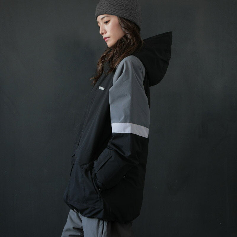 빅 포켓 상하 세트 스노우 보드 웨어 레이디스 ICEPARDAL ISET-56