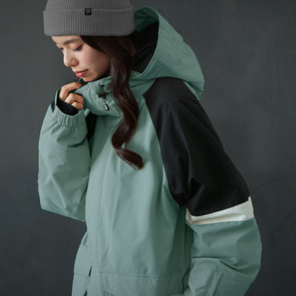 빅 포켓 상하 세트 스노우 보드 웨어 레이디스 ICEPARDAL ISET-56