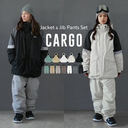빅 포켓 상하 세트 스노우 보드 웨어 레이디스 ICEPARDAL ISET-56