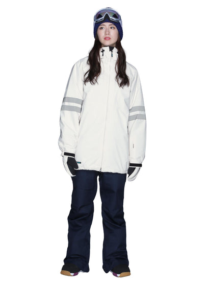 라인 리플렉터 상하 세트 스노우 보드웨어 여성 ICEPARDAL ISET-52