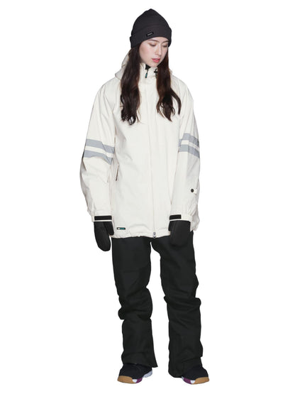 라인 리플렉터 상하 세트 스노우 보드웨어 여성 ICEPARDAL ISET-52