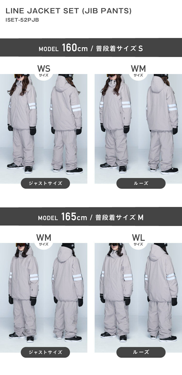 Pullover Top and Bottom Set Snowboard Wear Women's ICEPARDAL ISET-55