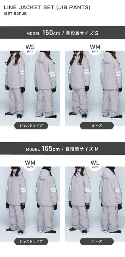 Pullover Top and Bottom Set Snowboard Wear Women's ICEPARDAL ISET-55