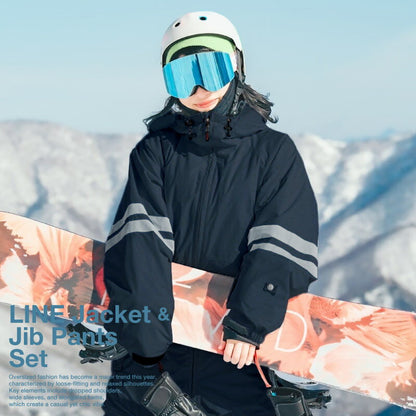 Pullover Top and Bottom Set Snowboard Wear Women's ICEPARDAL ISET-55