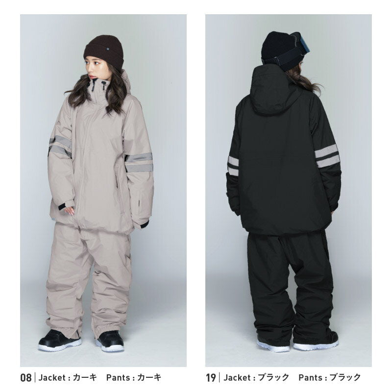 Pullover Top and Bottom Set Snowboard Wear Women's ICEPARDAL ISET-55