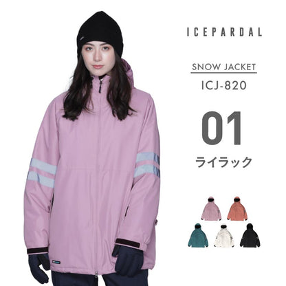 리플렉터 재킷 스노우 보드웨어 여성 ICEPARDAL ICJ-820 