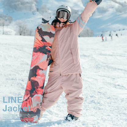 Reflector Jacket Snowboard Wear Women's ICEPARDAL ICJ-820 