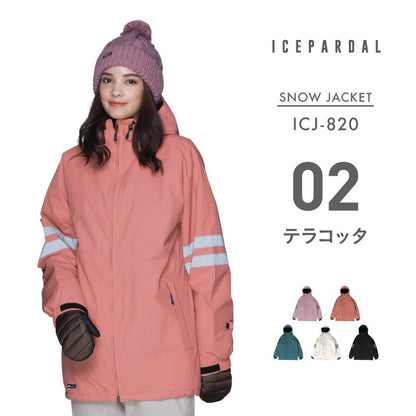 리플렉터 재킷 스노우 보드웨어 여성 ICEPARDAL ICJ-820 