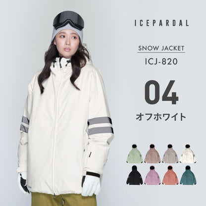 Reflector Jacket Snowboard Wear Women's ICEPARDAL ICJ-820 