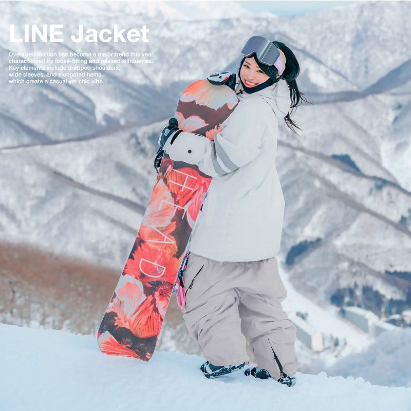 리플렉터 재킷 스노우 보드웨어 여성 ICEPARDAL ICJ-820 