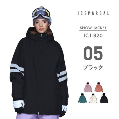 Reflector Jacket Snowboard Wear Women's ICEPARDAL ICJ-820 