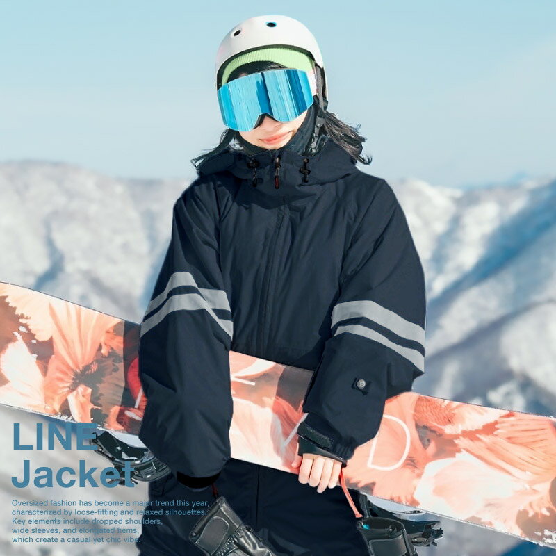 Reflector Jacket Snowboard Wear Women's ICEPARDAL ICJ-820 