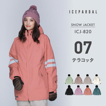 Reflector Jacket Snowboard Wear Women's ICEPARDAL ICJ-820 