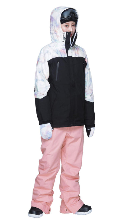 Quilted snowboard wear ladies ski wear board wear snowboard wear top and bottom set snowboard wear snowboard snowboard ski snowboard wear snow wear jacket pants big wear men kids discount IS-24 