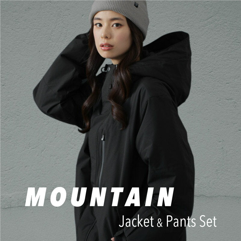 スノーボードウェア レディース 上下セット ルーズシルエット