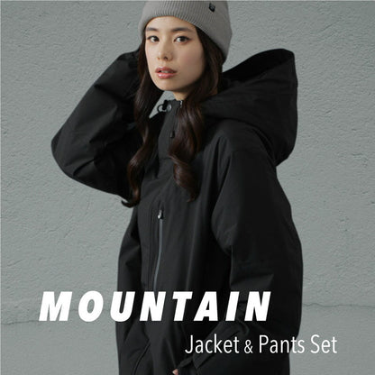 スノーボードウェア レディース 上下セット ルーズシルエット マウンテン スキーウェア 中綿入り 撥水 防寒 25-26モデル ICEPARDAL/アイスパーダル ISET-60