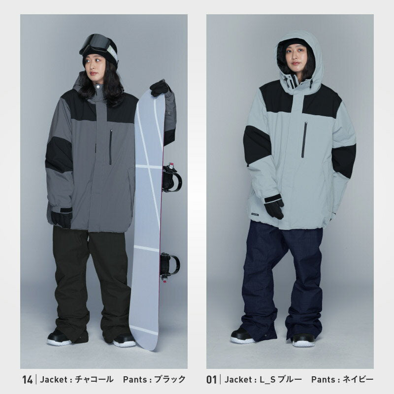 スノーボードウェア(女性用) サイズ9 ダークグレー ACTLEIS（アクレイス） スキーウェア スノーボードウェア ジャケット
