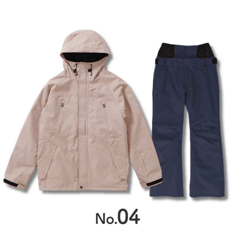 5点セット レンタルよりお得 福袋 スノーボードウェア 上下セット グローブ ゴーグル ニット帽 レディース スキーウェア レギュラーシルエット ICEPARDAL アイスパーダル ISET-2324