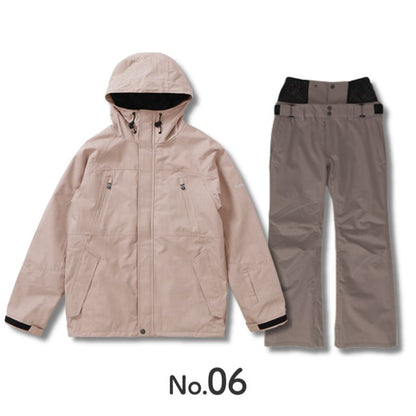 5点セット レンタルよりお得 福袋 スノーボードウェア 上下セット グローブ ゴーグル ニット帽 レディース スキーウェア レギュラーシルエット ICEPARDAL アイスパーダル ISET-2324