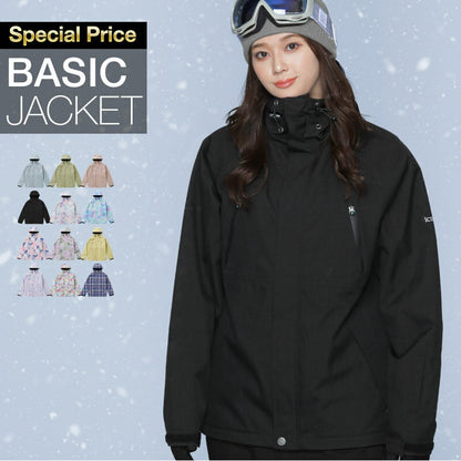Regular Silhouette Jacket Snowboard Wear Women's ICEPARDAL ICJ-815M 