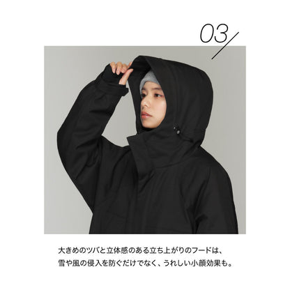 スノーボードウェア レディース 上下セット 体型カバー 美シルエット 25-26モデル ICEPARDAL/アイスパーダル IASET-11