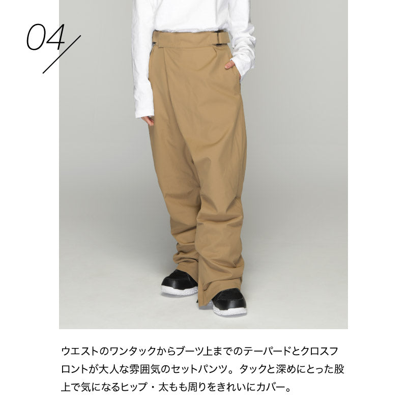 スノーボードウェア レディース 上下セット 体型カバー 美シルエット 25-26モデル ICEPARDAL/アイスパーダル IASET-11